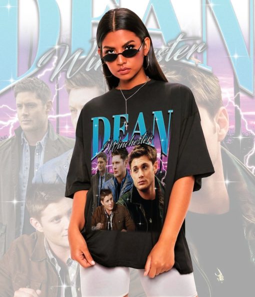 Retro DEAN WINCHESTER Shirt -Dean Winchester Supernatural Shirt,Jensen Ackles Actor Shirt,Dean Winchester Tshirt