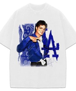 Michael Jackson Gang LA Los Angeles Blue Bandana Snoop Dogg 90's Graphic T-Shirt