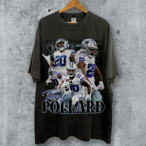 Vintage 90s Graphic Style Tony Pollard T-Shirt, Tony Pollard Tee, Retro Tony Pollard Oversized T-Shirt, Football T-Shirt