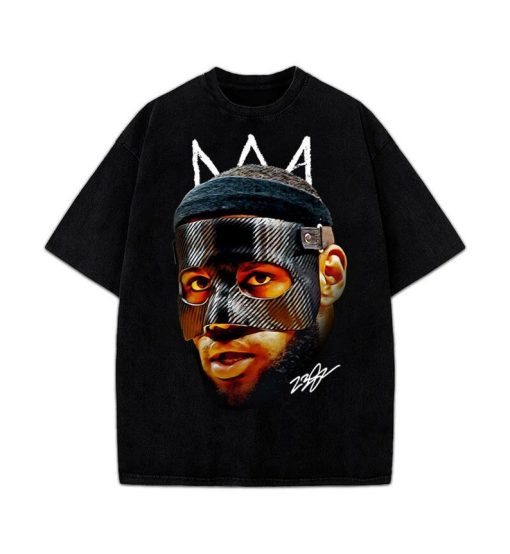 Lebron James Mask Masked Lebron Basketball Graphic Design King James T-Shirt