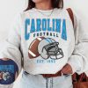 Vintage Carolina Football Crewneck Sweatshirt / T-Shirt, Panthers Sweatshirt, Vintage Style Carolina Shirt