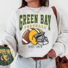 Vintage Green Bay Football Crewneck Sweatshirt / T-Shirt, Packers Sweatshirt, Vintage Style Green Bay Shirt