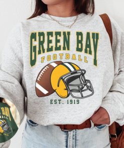 Vintage Green Bay Football Crewneck Sweatshirt / T-Shirt, Packers Sweatshirt, Vintage Style Green Bay Shirt