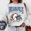 Vintage Indianapolis Football Crewneck Sweatshirt / T-Shirt, Vintage Style Indianapolis T-Shirt, Indianapolis Fans Gift