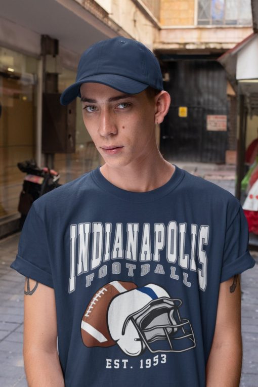 Vintage Indianapolis Football Crewneck Sweatshirt / T-Shirt, Vintage Style Indianapolis T-Shirt, Indianapolis Fans Gift