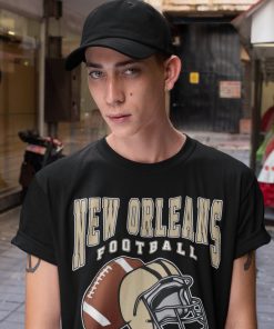 Vintage New Orleans Football Crewneck Sweatshirt / T-Shirt, Saints Shirt, Vintage Style New Orleans Shirt