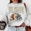 Vintage New Orleans Football Crewneck Sweatshirt / T-Shirt, Saints Shirt, Vintage Style New Orleans Shirt