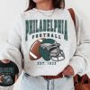 Vintage Philadelphia Football Crewneck Sweatshirt / T-Shirt, Eagle Sweatshirt, Vintage Style Philadelphia Football