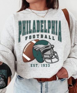 Vintage Philadelphia Football Crewneck Sweatshirt / T-Shirt, Eagle Sweatshirt, Vintage Style Philadelphia Football