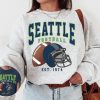 Vintage Seattle Football Crewneck Sweatshirt / T-Shirt, Seahawk Sweatshirt, Vintage Style Seattle Football Shirt