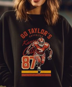 Go Taylors Boyfriend Sweatshirt, Funny Version Sweatshirt, 87 Kelce Sweater, Kansas City Sweater