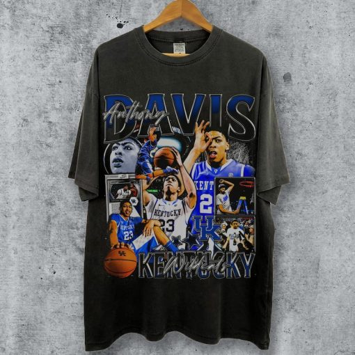 Vintage 90s Basketball Bootleg Style T-Shirt, Anthony Davis Graphic Tee, Anthony Davis Shirt, Basketball Shirt