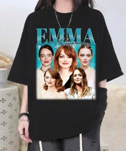 Emma Stone Retro Shirt, Emma Stone Unisex Hoodie, Emma Stone Fans Gift, Emma Stone Tee, Trendy Sweatshirt