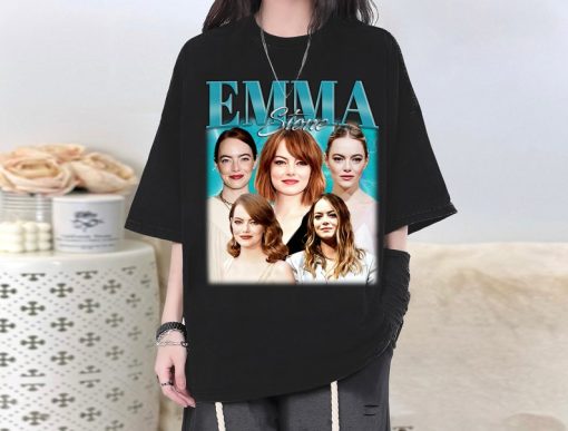 Emma Stone Retro Shirt, Emma Stone Unisex Hoodie, Emma Stone Fans Gift, Emma Stone Tee, Trendy Sweatshirt