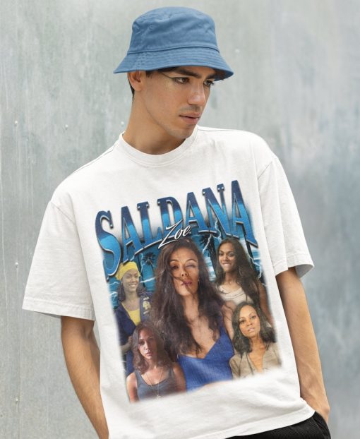 Retro Zoe Saldana Shirt -Zoe Saldana Tshirt,Zoe Saldana T-shirt,Zoe Saldana T shirt,Zoe Saldana Sweatshirt