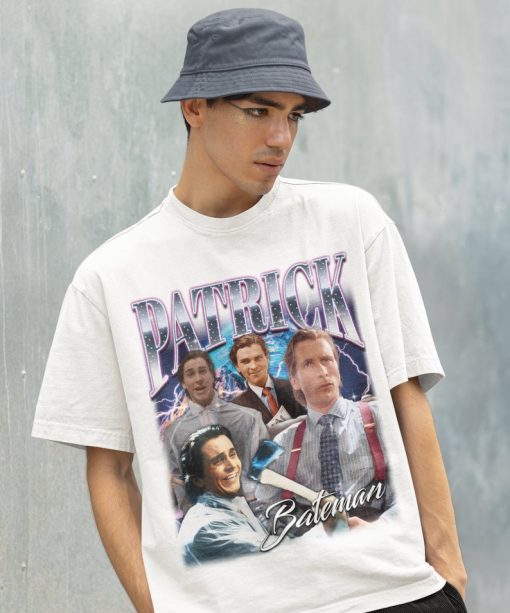 Retro Patrick Bateman Shirt -american psycho shirt,patrick bateman t-shirt,patrick bateman t shirt