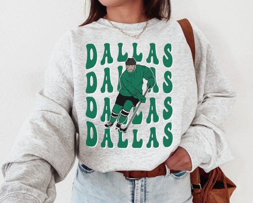 Dallas Star Sweatshirt, Retro Dallas Star Sweatshirt  T-Shirt, Stars Sweater, Stars T-Shirt, Hockey Fan Shirt