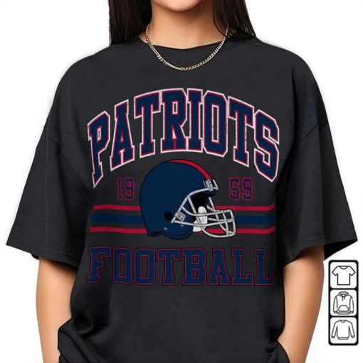 Vintage Patriots Football Sweatshirt, Shirt Retro Style 90s Vintage Unisex Crewneck