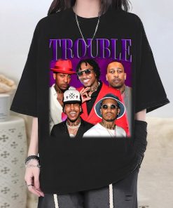 Trouble Vintage T-Shirt, Trouble Tee, Trouble Hoodie, Trouble Sweater, Spooky Sweatshirt, Short Sleeve T-Shirt