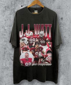 Vintage JJ Watt Bootleg Style Shirt, JJ Watt T-Shirt, 90s Football Graphic Tee, Unisex Shirt For Woman And Man, Gift