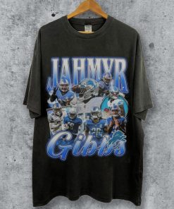 Vintage 90s Graphic Style Jahmyr Gibbs T-Shirt, Jahmyr Gibbs Tee, Retro Jahmyr Gibbs Sport T-Shirt, Football T-Shirt