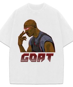 Michael Jordan Goat Death Stare Comic Last Dance Style Graphic 90's Bulls T-Shirt