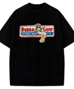 Forrest Gump Bubba Shrimp Co. Vintage Movie Graphic Design T-Shirt