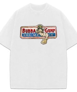 Forrest Gump Bubba Shrimp Co. Vintage Movie Graphic Design T-Shirt