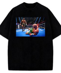 Francis Ngannou Knocks Down Tyson Fury Historical Boxing Moment T-Shirt