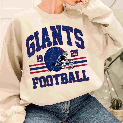 Vintage Giants Football Sweatshirt, Shirt Retro Style 90s Vintage Unisex Crewneck