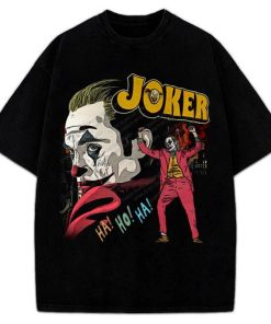 The Joker 2019 Joaquin Phoenix Batman Arthur Fleck Vintage Comic Style T-Shirt