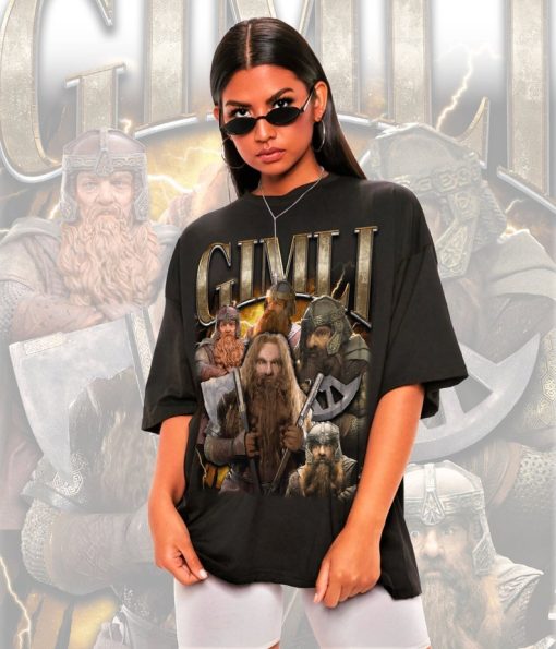 Retro Gimli Shirt-Gimli Tshirt,Gimli T shirt,Gimli T-shirt,Lord of the Rings Shirt,John Rhys-Davies Shirt