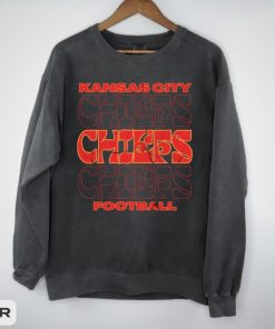 Kansas City Chiefs Football Vintage Style Comfort Colors Sweater Sweatshirt Crewneck, Christmas Gift for Her Him