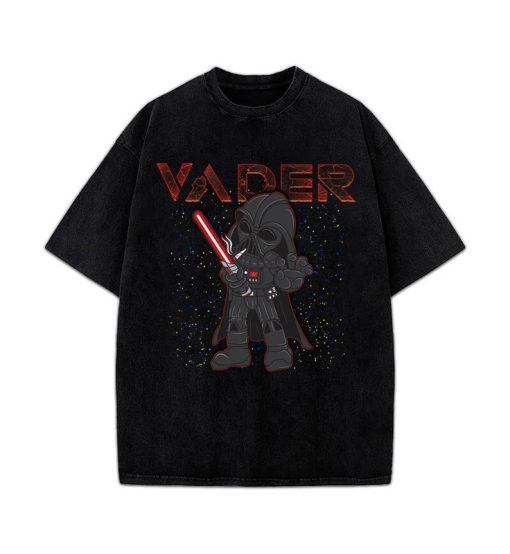 Darth Vader Lighting Up With Lightsaber Galactic High Star Wars T Shirt