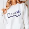 Vintage Cowboys Football Sweatshirt, Shirt Retro Style, Dallas Vintage Crewneck, Graphic Tee Gift For Football Fan