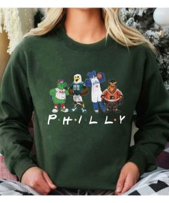 Philadelphia Sports Mascots Sweatshirt, Christmas Philly Sports Shirt, Christmas Philadelphia Tshirt