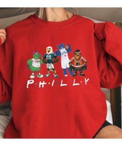 Philadelphia Sports Mascots Sweatshirt, Christmas Philly Sports Shirt, Christmas Philadelphia Tshirt