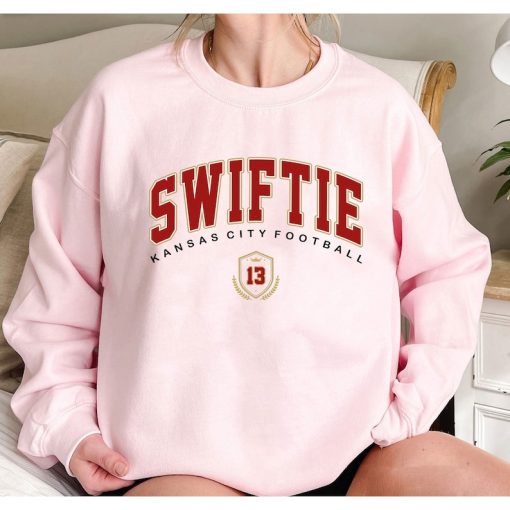 Swiftie Kansas Football Shirt, Swiftie Kelce Sweatshirt, Kelce and Swift The Eras Tour T-Shirt, Taylor Chief Shirt