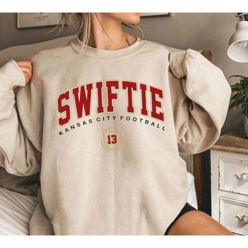 Swiftie Kansas Football Shirt, Swiftie Kelce Sweatshirt, Kelce and Swift The Eras Tour T-Shirt, Taylor Chief Shirt