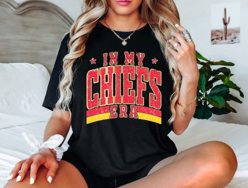 Vintage In My KC Chief Era Sweatshirt, Vintage Travis Kelce T-Shirt, America Football Sweatshirt, Football Fan Gift