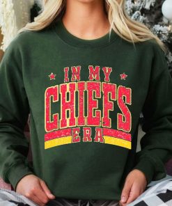 Vintage In My KC Chief Era Sweatshirt, Vintage Travis Kelce T-Shirt, America Football Sweatshirt, Football Fan Gift