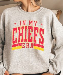 Vintage In My KC Chief Era Sweatshirt, Vintage Travis Kelce T-Shirt, America Football Sweatshirt, Football Fan Gift