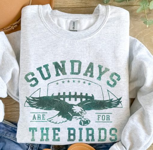 Philadelphia Football Sweatshirt, Vintage Philadelphia Shirt, Sundays are for the birds shirt, Bird Gang Sweater