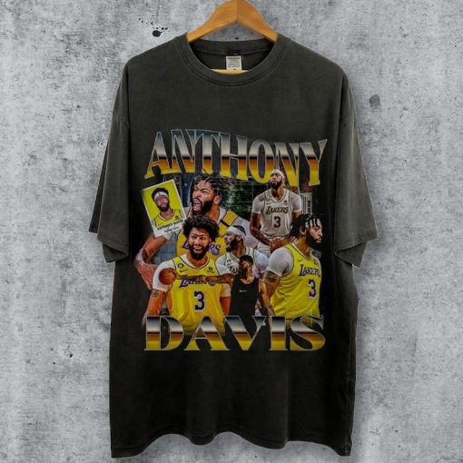 Limited Anthony Davis Shirt Basketball Vintage 90s Design Retro Bootleg Fans Tshirt Sport American Homage Classic