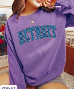 Detroit Lions Vintage Style Football Crewneck, Detroit Football Sweater, Detroit Sweatshirt, Gift for Fan Her Him