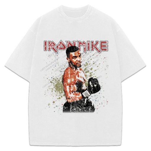 Iron Mike Tyson Old School Vintage Rock Band Retro Style Custom Graphic T-Shirt