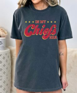 Vintage In My KC Chief Era Shirt, Vintage Travis Kelce T-Shirt, Kansas City Football Sweater, Womens Chiefs Sweatshirt