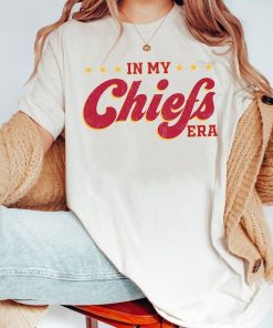 Vintage In My KC Chief Era Shirt, Vintage Travis Kelce T-Shirt, Kansas City Football Sweater, Womens Chiefs Sweatshirt