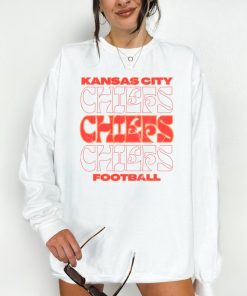 Kansas City Chiefs Football Vintage Style Comfort Colors Sweater Sweatshirt Crewneck, Christmas Gift for Her Him