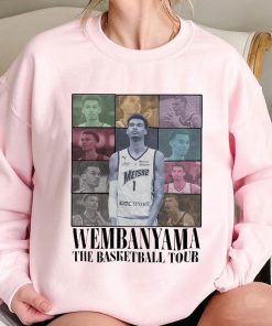 Wembanyama San Antonio Basketball Sweatshirt, Vintage Spurs Basketball Shirt,Basketball American Eras Tour Fan Gifts